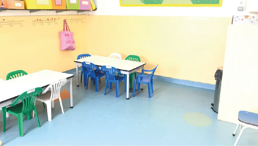 Sala de deambuladores chiquitos