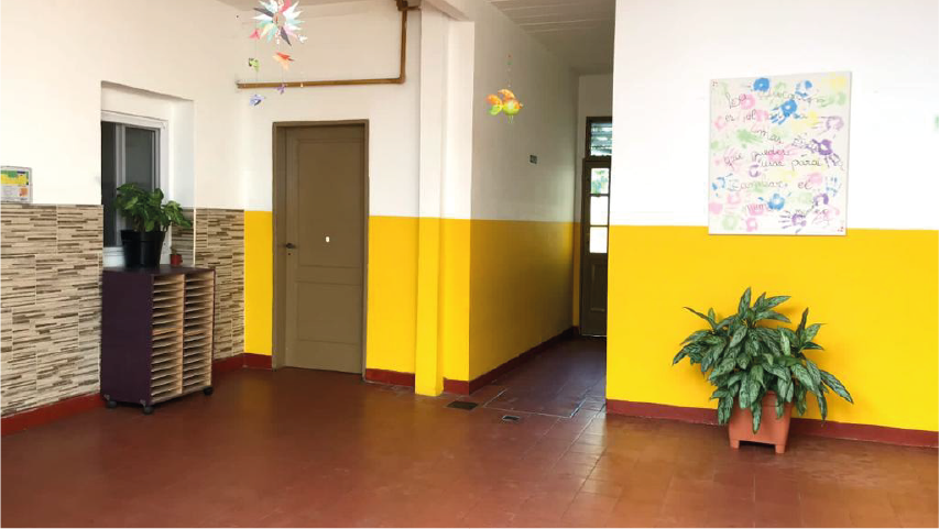 Fondo del patio del jardin planta baja